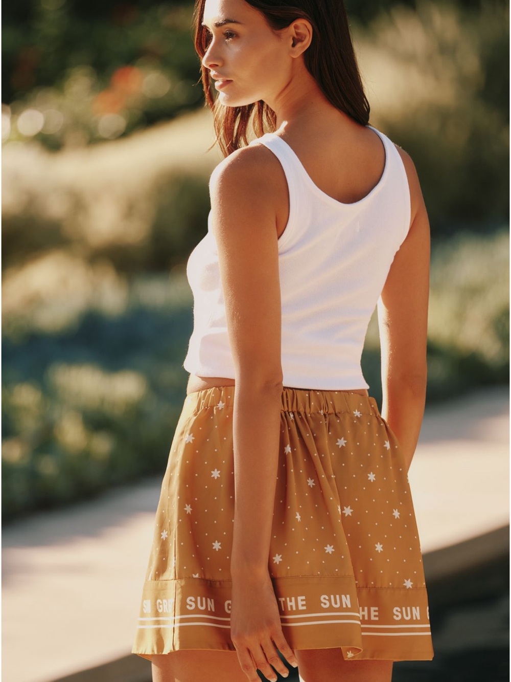 NWT Anthropologie Celandine Silky Scarf Mini Skirt Size Small - Picture 5 of 11